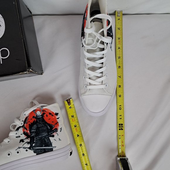 Raad Shop Samurai and Raven High Top Sneakers Unisex 7 mens 8.5 womens - Picture 16 of 16